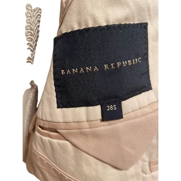 Banana Republic Mens Khaki Jacket 38S NWT - Picture 2 of 6